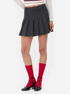 New Plissierter „Rita Ora“ Minirock Damen Röcke