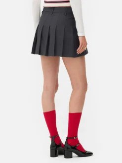 New Plissierter „Rita Ora“ Minirock Damen Röcke