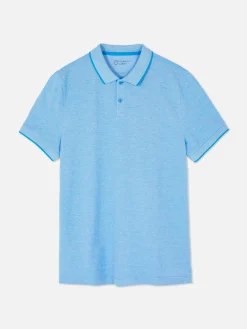 Discount Poloshirt Aus Birdseye-Gewebe Herren Tops Und T-Shirts