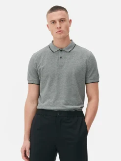 Online Poloshirt Aus Birdseye-Gewebe Herren Tops Und T-Shirts