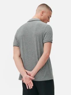 Online Poloshirt Aus Birdseye-Gewebe Herren Tops Und T-Shirts