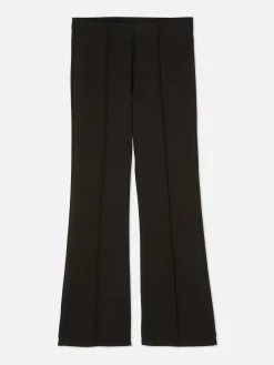 New Ponté-Hose Mit Ausgestelltem Bein Damen Hosen Und Leggings