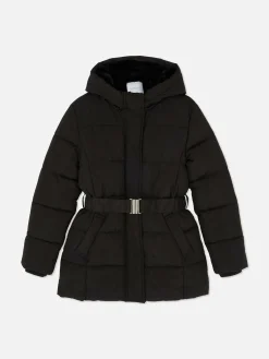 Pufferjacke Mit Gürtel Kinder Jacken Und Mäntel