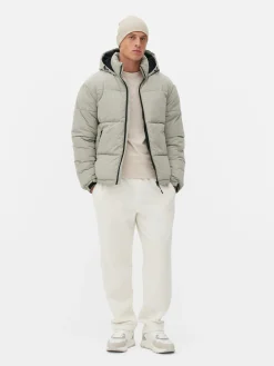 Online Pufferjacke Mit Karomuster Herren Jacken Und Mäntel