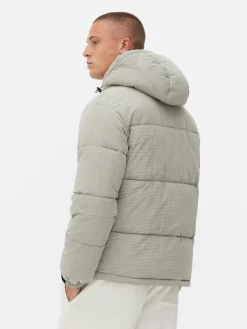 Online Pufferjacke Mit Karomuster Herren Jacken Und Mäntel