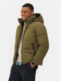 Sale Pufferjacke Mit Karomuster Herren Jacken Und Mäntel
