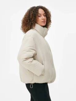 Discount Pufferjacke Mit Trichterkragen Damen Jacken Und Mäntel