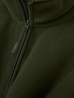 Pullover Aus Fleece Mit Halbem Reißverschluss Herren Pullover Und Cardigans|Hoodies Und Sweatshirts