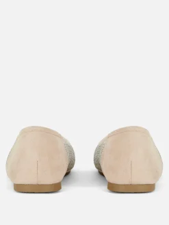 Best Pumps Mit Eckiger Zehenpartie Und Nieten Damen Flache Schuhe