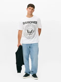 Sale „Ramones“ Tour-T-Shirt Herren Grafik-T-Shirts Und -Sweatshirts|Tops Und T-Shirts