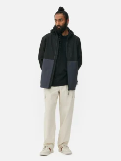 Best Regenmantel In Blockfarben Mit Mehreren Taschen Herren Jacken Und Mäntel