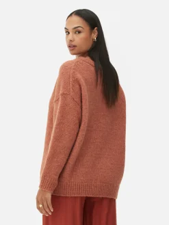 Discount Regular-Fit-Pullover Mit V-Ausschnitt Damen Pullover Und Cardigans