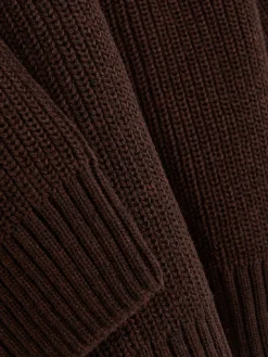 Hot Rippenstrick-Pullover Mit Reißverschluss Herren Pullover Und Cardigans