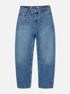 Best „Rita Ora“ Barrel-Jeans In Acid-Wash-Optik Damen Jeans