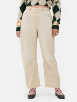 Outlet „Rita Ora“ Barrel-Jeans In Acid-Wash-Optik Damen Jeans