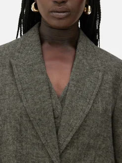 Discount „Rita Ora“ Blazer Mit Fischgrätmuster Damen Blazer