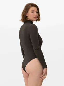 Sale „Rita Ora“ Body Mit Hohem Kragen Damen Tops Und T-Shirts