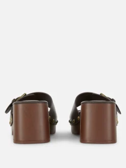 Best „Rita Ora“ Clogs Mit Blockabsatz Damen Heels