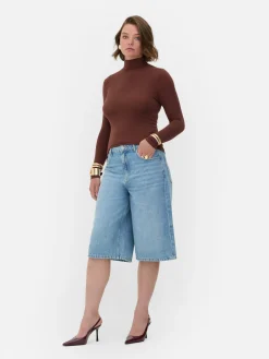 Outlet „Rita Ora“ Langarmshirt Mit Rollkragen Damen Tops Und T-Shirts