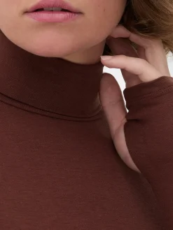 Outlet „Rita Ora“ Langarmshirt Mit Rollkragen Damen Tops Und T-Shirts