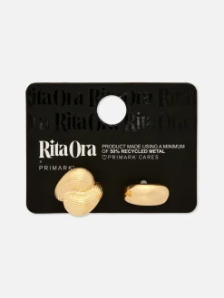Hot „Rita Ora“ Ringe Im Vintage-Stil, 2er-Pack Damen Schmuck