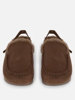 New „Rita Ora“ Slingback-Loafer In Wildleder-Optik Damen Hausschuhe|Hausschuhe