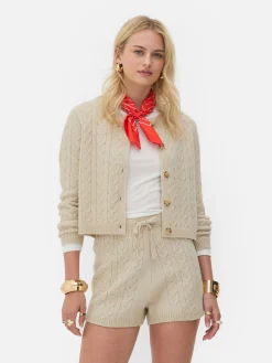 Online „Rita Ora“ Strickcardigan Mit Zopfmuster Damen Pullover Und Cardigans