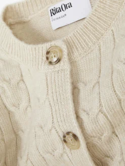 Online „Rita Ora“ Strickcardigan Mit Zopfmuster Damen Pullover Und Cardigans