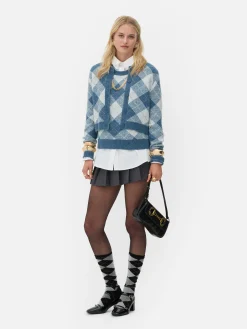 Best „Rita Ora“ Strickcardigan Mit Argylemuster Damen Pullover Und Cardigans