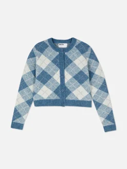 Best „Rita Ora“ Strickcardigan Mit Argylemuster Damen Pullover Und Cardigans