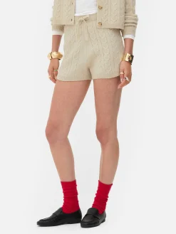 „Rita Ora“ Strickshorts Mit Zopfmuster Damen Shorts