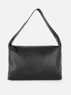 Hot „Rita Ora“ Tragetasche Aus Kunstleder Mit Nieten Damen Taschen Und Portemonnaies