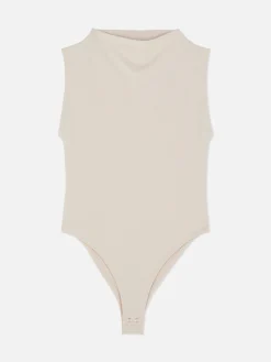 Sale Ärmelloser Body Mit Hohem Kragen Damen Tops Und T-Shirts