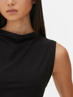 Hot Ärmelloser Body Mit Hohem Kragen Damen Tops Und T-Shirts