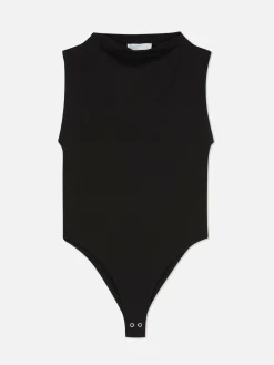 Hot Ärmelloser Body Mit Hohem Kragen Damen Tops Und T-Shirts