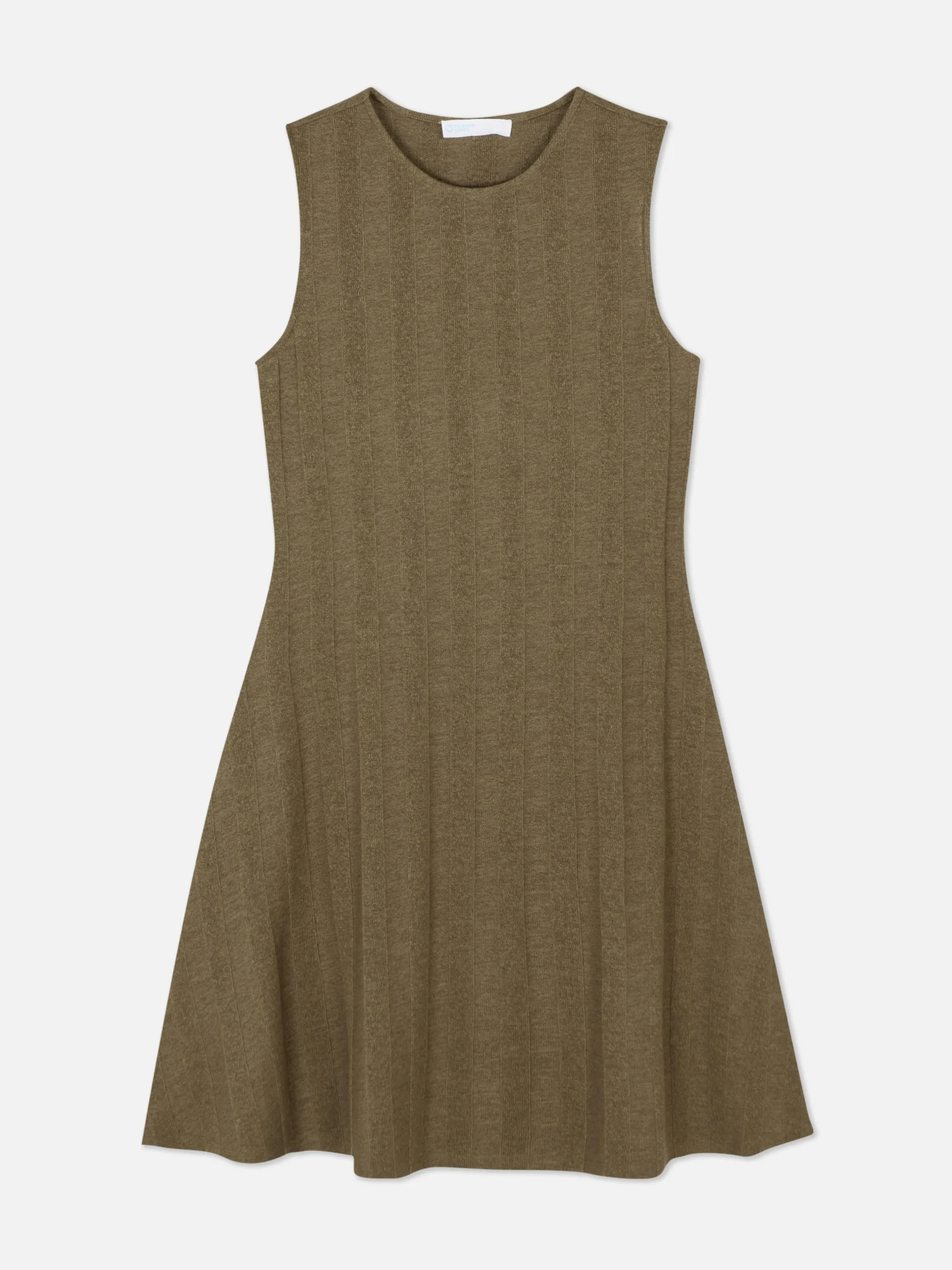 Hot Ärmelloses, Geripptes Minikleid Damen Kleider