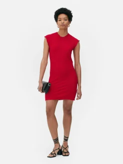 Best Ärmelloses, Strukturiertes Bodycon-Minikleid Damen Kleider