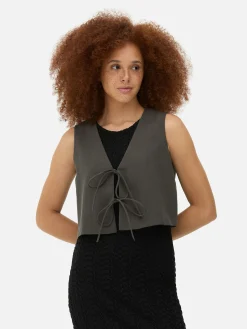 New Ärmelloses Top Zum Binden Damen Tops Und T-Shirts