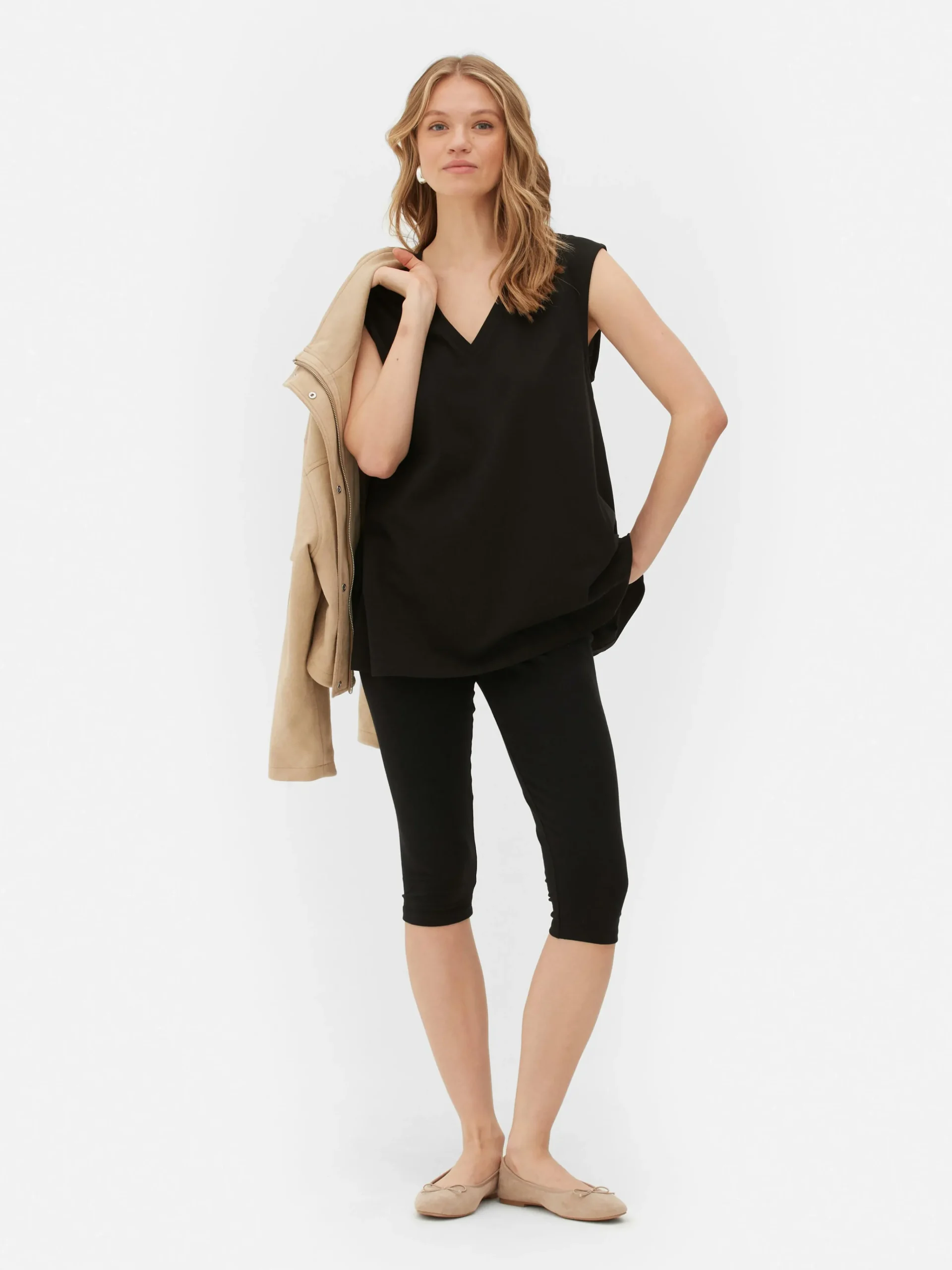 Hot Ärmelloses Trägertop Mit V-Ausschnitt Damen Tops Und T-Shirts