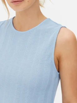 Clearance Ärmelloses Umstands-Minikleid Damen Kleider