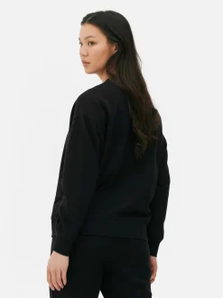 Online Rundhals-Sweatshirt Damen Loungewear|Hoodies Und Sweatshirts