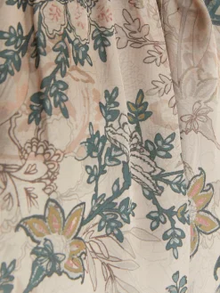 Satin-Schlafanzugshorts Mit Blumenmuster Damen Schlafanzughosen