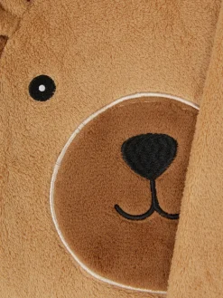 Outlet Schlafanzug Aus Fleece Mit Bären-Print Schlafanzüge Und Nachtwäsche