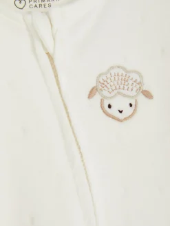 Schlafanzug Aus Velours Mit Schafmotiv Babygirls Und Strampler