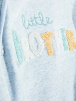 Outlet Schlafanzug Mit „Little Brother“-Stickerei Babygirls Und Strampler