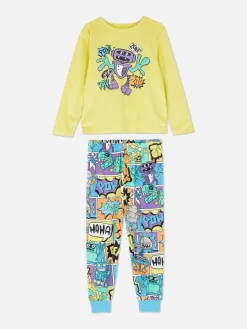 Best Schlafanzug Mit Roboter-Print Kinder Schlafanzüge Und Nachtwäsche