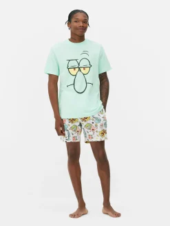 Best Schlafanzug Mit T-Shirt Und Shorts Für Herren Herren Schlafanzüge