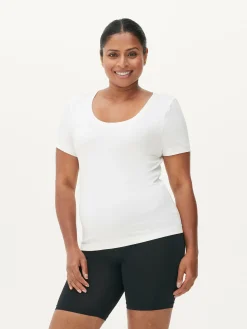 Outlet Schlafanzugtop Mit U-Ausschnitt Für Die Wechseljahre Damen Schlafanzugoberteile