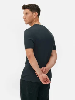 Hot Schmales „Kem“ T-Shirt Herren Tops Und T-Shirts