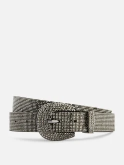 Hot Schnallengürtel Mit Strass Damen Gürtel